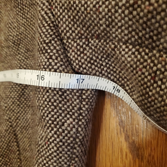 Old Navy Brown Tweed Pea Coat XS Extra Small - Picture 10 of 10